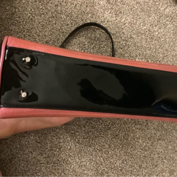 Sourpuss pink and Black Spiderweb Handbag - Picture 3 of 3